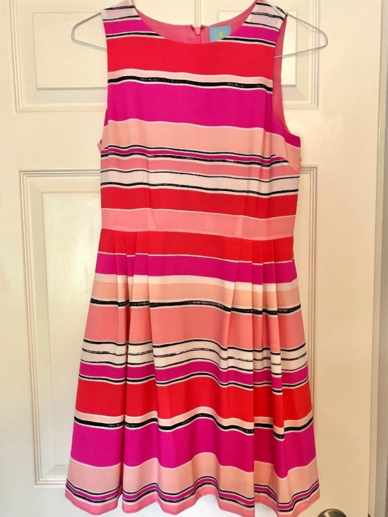 CeCe Dresses & Skirts - CeCe Striped Pink Dress